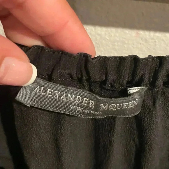 Alexander silk blend black midi dress size 12 - Picture 2 of 6